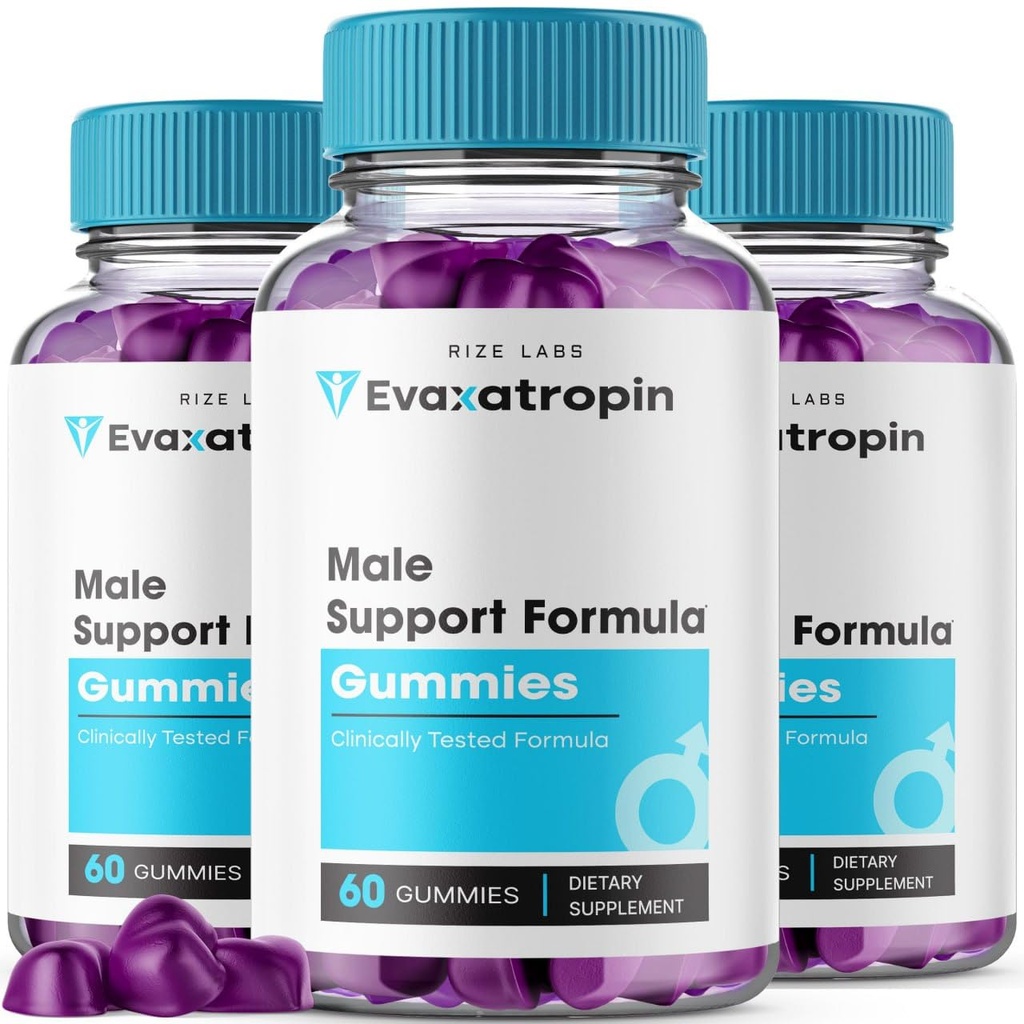 연구 실험실 (3 팩) 남자를 위한 Evaxatropin Gummies, Evoxatropin G 성과 Gumies 리뷰, Evaxatropin Gummy, EvaxatropinMale 지원, 체력과 에너지 (180 Gummies)를 위한 건강 보충교재 Gomitas