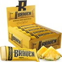 Braven Bar Pineapple Energy Bars (1.59 oz, 20 팩) - 5g Protein이있는 에너지 Chews - 실행, 하이킹 및 스포츠를위한 온 - 이동 에너지 스낵 - 지속 에너지 부스트를위한 글루텐 무료 스낵