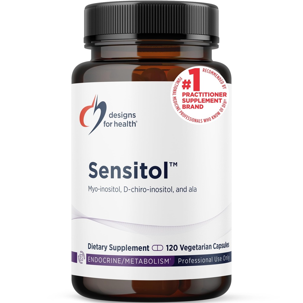 건강 Inositol + ALA 캡슐에 대한 설계 - Sensitol Myo-inositol (MI) + D-Chiro Inositol (DCI) 알파 Lipoic 산 - Vegan, Non-GMO 보충 (120 캡슐)
