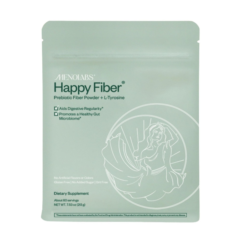MENOLABS 행복한 Prebiotic 섬유 보충교재 - 60의 서빙 (213 g) - L-Tyrosine와 더불어 여자를 위한 Expertly 공식적인 폐경 보충교재