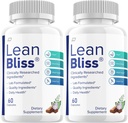 Lean Bliss 알약, Lean Bliss 리뷰, Lean Bliss 고급 공식 알약, Lean Bliss 모든 천연 공식 보충 캡슐, Lean Bliss 건강한 무게 지원 (2 팩 - 120 캡슐)