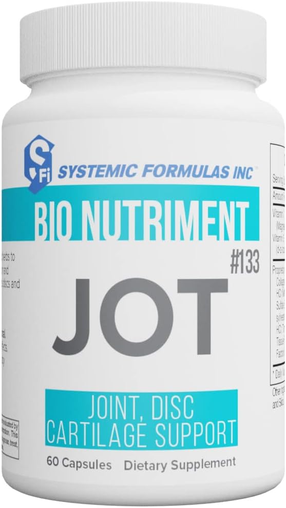 체계적인 공식 JOT – 합동/Disc/Cartilage 60의 캡슐 생물 Nutriment #133. 연골 Integrity, 합동 건강, 윤활 및 안락 및 합동, 원판 및 연골의 건강한 형성을 지원합니다.
