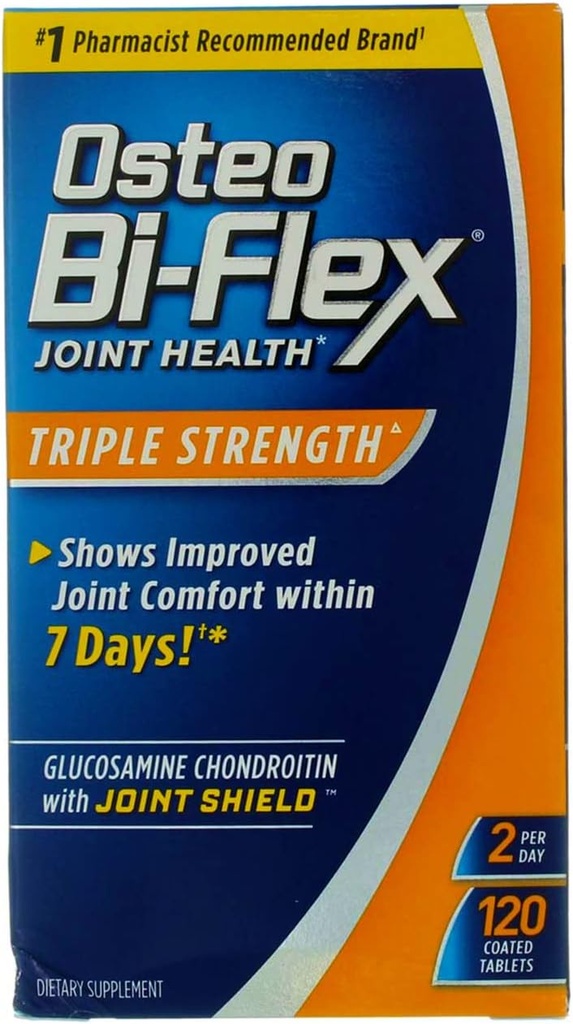Osteo Bi-Flex Caplets 고급 트리플 강도 120 ea (8 팩)