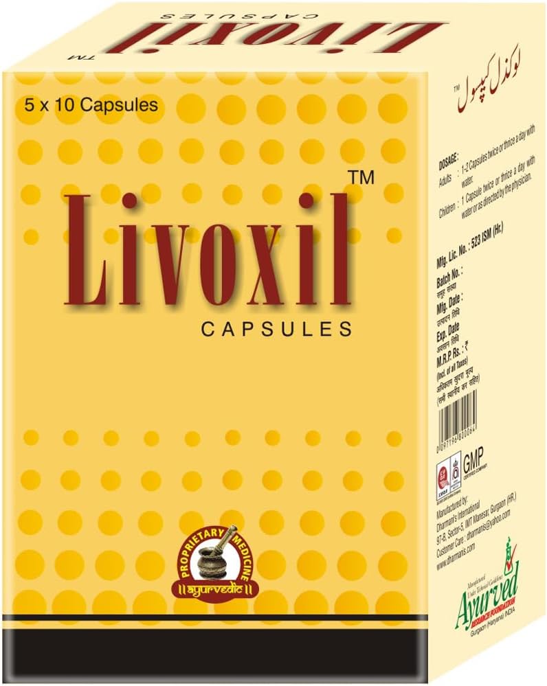 Livoxil Liver Cleanse Detox & Repair Fatty Liver Formula - 천연 간 건강 지원 보충교재 - 200 캡슐