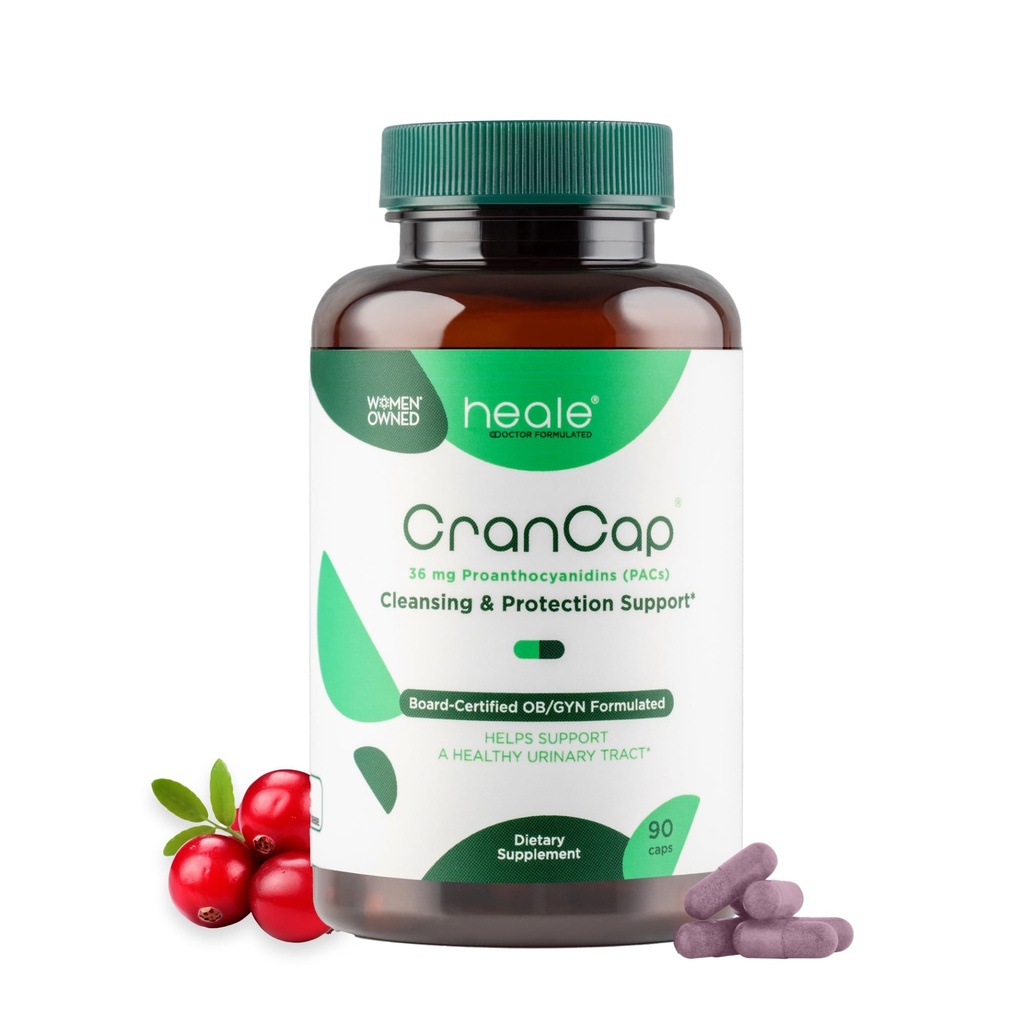 크랜베리 알약 - 유린 트랙 건강 크랜베리 보충 - 유력한 PACs의 36mg - 비 GMO, Vegan, 글루텐 무료 - Heale - 90 캡슐