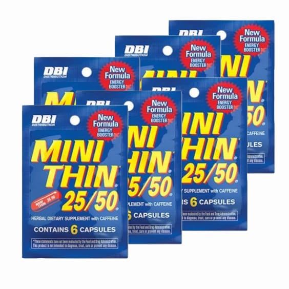DBI 배포 - 미니 얇은 - ECO 미니 - MiniThin 25/50 6ct 패킷 - 6 카운트