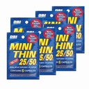 DBI 배포 - 미니 얇은 - ECO 미니 - MiniThin 25/50 6ct 패킷 - 6 카운트