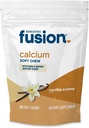 바리아과 퓨전 바리아과 칼슘 보충 체스 | 비타민 D3 바리아과 비타민 칼슘 시트 | 설탕 무료 체 가능 | 500mg | 바닐라 | 60 개