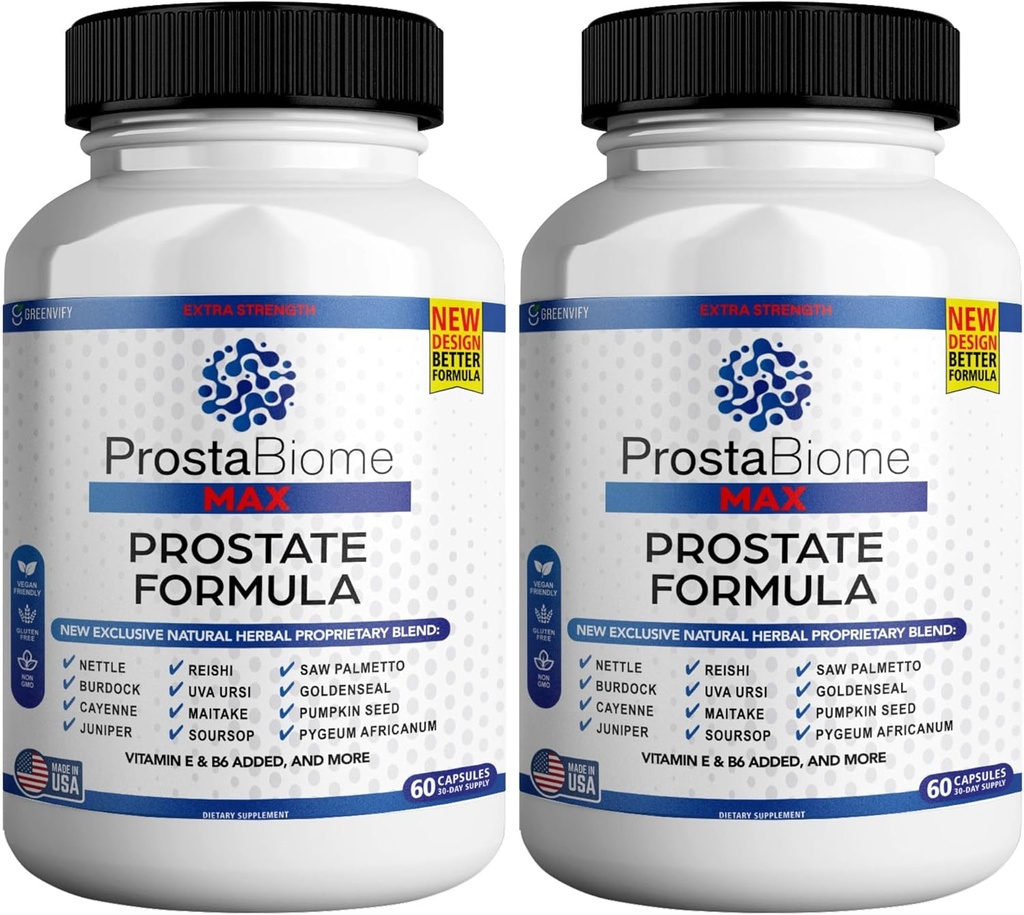 ProstaBiome 최대 전립선 지원 공식, 톱 Palmetto와 자연 초본 혼합, 60 캡슐, 30 일 공급 (2)