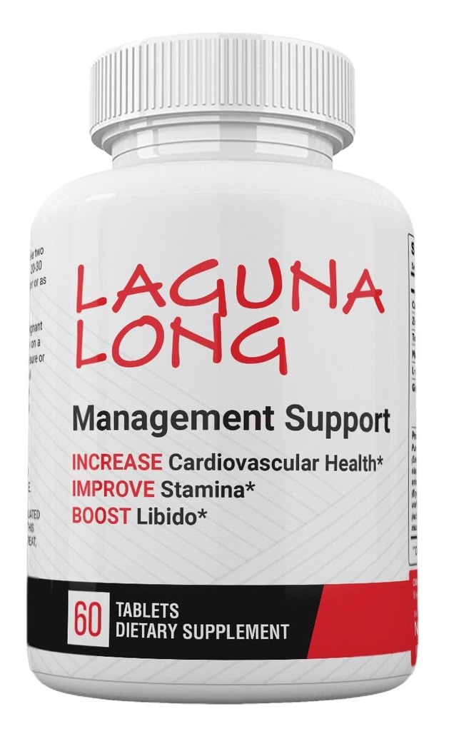 Zonata Laguna 's Long Dietary Supplements for Men, Laguna Naturally Enhance Performance, Laguna Long Endurance 및 Energy Levels, 에너지 및 성능 레벨 (60 정제)