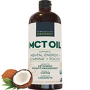 Viva Naturals 유기 MCT 오일, 32 fl oz - 커피용 MCT 오일, USDA 유기, 비 GMO, Paleo 인증 및 Keto 친화적 인, 에너지 및 정신 Clarity 지원