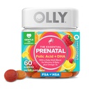 OLLY Prenatal Multivitamin 거미는, 건강한 성장과 뇌 발달, Folic 산, 비타민 D, Omega 3 DHA, Chewable 보충교재, 감귤류 맛, 30 일 공급 - 60 조사를 지원합니다
