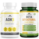ADK 5 비타민 보충교재 + beta Sitosterol - 자연적인 식물 스테롤