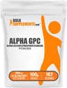 BulkSupplements.com 알파 GPC 분말 - 콜린 보충제, 알파 GPC 300mg - Unflavored & 글루텐 무료, 서빙 당 600mg, 100g (3.5 oz) (팩 1)