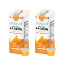Vidafuel 단백질 음료, 2oz 탄 당 16g 단백질, 32 fl oz 판지, 2 팩, 감귤류, 교원질 및 Whey 음료, 인공 감미료 없음