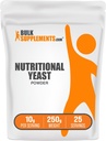 BulkSupplements.com 영양 효모 분말 - 필수 B 비타민, 영양 효모 보충제와 Superfood 보충 - Vegan & Gluten 무료, 10g, 250g (8.8 oz) (1의 포장)