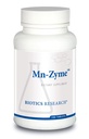 생물 연구 Mn Zyme, 망간, 추적 무기물, 산화 방지제, 대사 지원, 건강한 콜레스테롤, 뼈 및 연골 발달. 100개의 정제