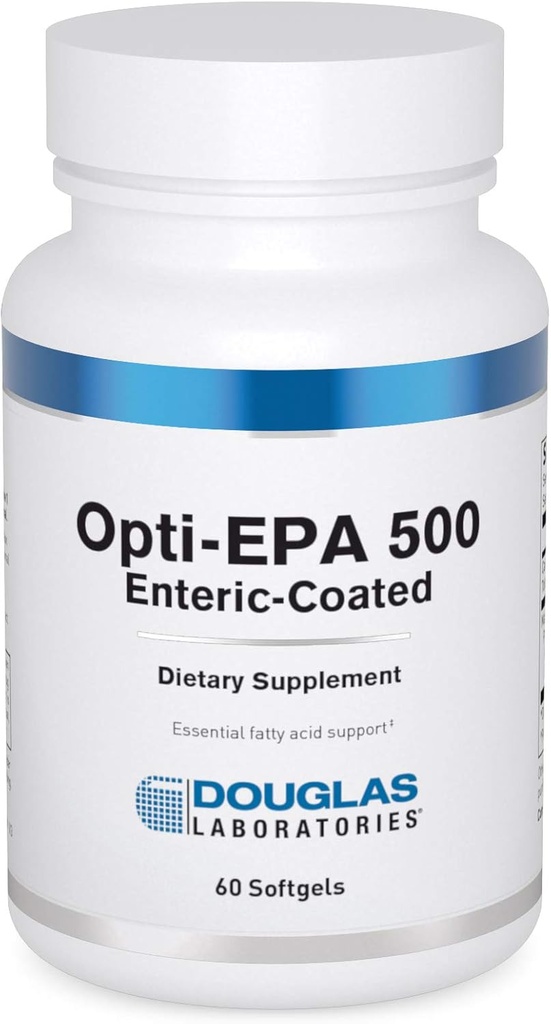 Douglas Laboratories Opti-EPA 500 | 뇌, 눈, 임신 및 심혈관 건강 지원에 참여 | 60 Softgels