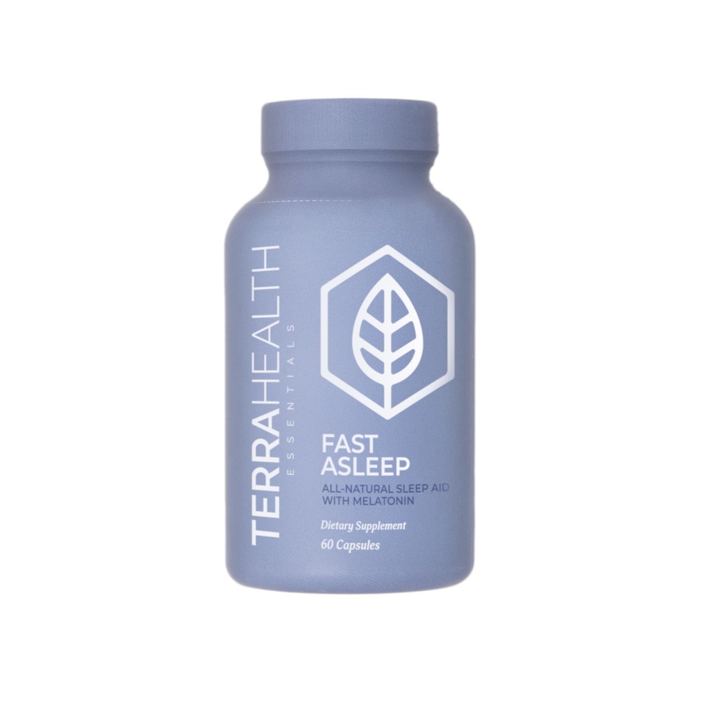 Terra Heath Essentials Fast Asleep - 수면 지원, 수면 무호흡 및 불안정 - 모든 자연, 30 일 공급