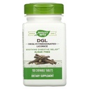 효소 치료, DGL (내외 Fructose), 100 Chewable 정제. 1 팩