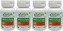 Gokhru Forte 캡슐 500 mg. 60 Veg. 캡슐 | Gokharu (Tribulus Terrestris) 남성과 여성을위한 캡슐을 추출 | Ayurvedic Herbal Supplement/Remedies | 10:1 Forte (4 병 60 캡슐)