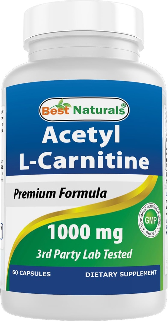 제일 자연적인 아세틸 L 카르니틴 1000mg 캡슐, 60 조사