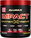 ALLMAX Nutrition - Impact Igniter Extreme Pre 운동 파우더 - Citrulline Malate, Beta - Alanine, 카페인, 타우린 및 베타인 무수 (Pineapple Mango)