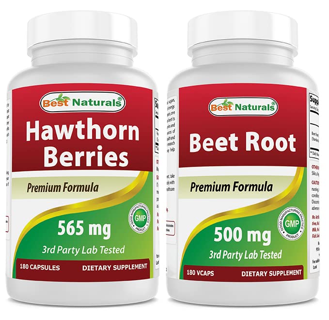 Hawthorn 베리 565 mg & 사탕 뿌리 분말 500 Mg