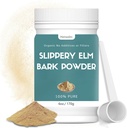 6개 oz 유기 Slippery Elm 분말, 유기 Slippery Elm Bark 분말, 100% 순수한 & 자연적인, 음식 급료, 도움 Soothe 위협 및 기침, 채식주의자, 애완 동물 친절한