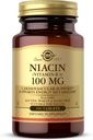 Solgar Niacin (비타민 B3) 100 mg - 100 정제 - 에너지 대사 지원 - 비 GMO, 비건, 글루텐 무료, 낙농장 무료, 고셔 - 100 서빙