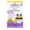 Zarbee's Baby Honey Cough Syrup + 아기 12-24 개월, 안전하고 효과적인 Cough Syrup Immune Support*, Drug & Alcohol-Free, Grape, 2 fl. Oz