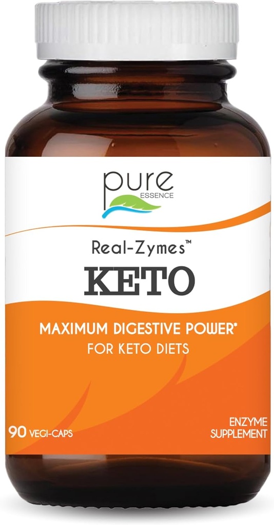 Real-ZymesTM KETO는 더 나은 소화를 위한 Probiotics를 가진 소화 효소 보충교재 - Bloating, 가스, Belching, Diarrhea, 변비, IBS, 등의 기복을 위한 자연적인 지원 - 90의 모자