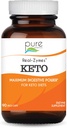 Real-ZymesTM KETO는 더 나은 소화를 위한 Probiotics를 가진 소화 효소 보충교재 - Bloating, 가스, Belching, Diarrhea, 변비, IBS, 등의 기복을 위한 자연적인 지원 - 90의 모자