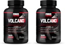 Force Factor Volcano Pre Workout Nitric 산화물 부스터는 Creatine와 L-Citrulline을 가진 남자를 위한 보충교재를 밀어주고 에너지는, 근육, 더 나은 펌프 및 운동, 120의 캡슐 (2의 팩)를 건설하는 것을 돕습니다