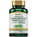 Piping Rock Andrographis Paniculata Extract | 8000 mg | 120 캡슐 | 표준화 된 초본 보충 | Non-GMO, 글루텐 무료