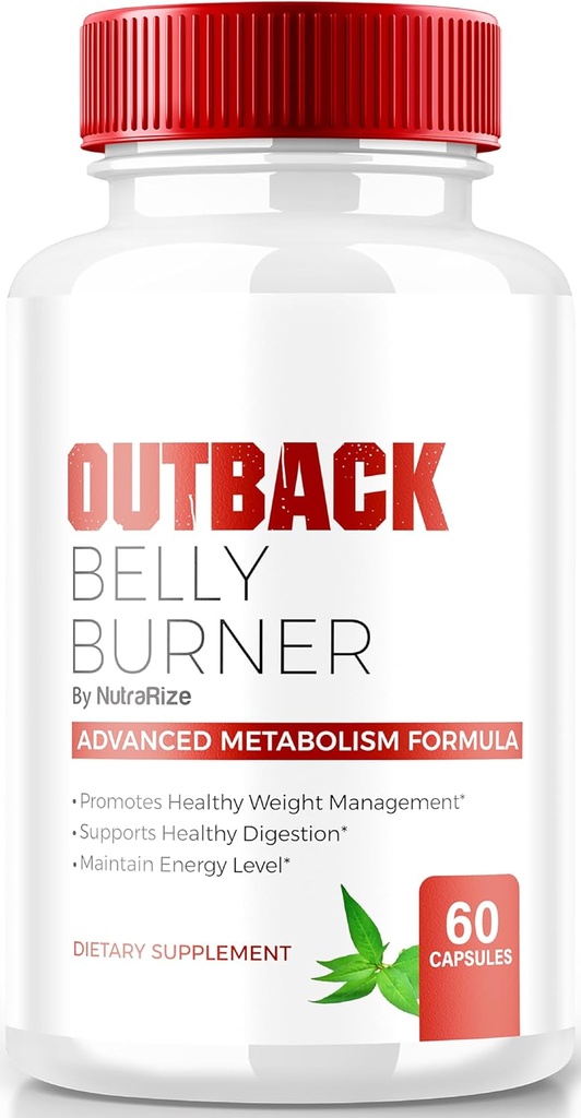 Outback Belly Burner 알약, 프리미엄 아웃 백 벨리 버너 Keto 캡슐, 모든 자연 Keto 보충 피트니스 및 바디 목표, 공식 아웃백 BellyBurner 리뷰 (60 캡슐)