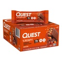 Quest Nutrition Crispy Chocolate Caramel Pecan Hero Protein Bar, 15g Protein, 1g Sugar, 3g Net Carb, Gluten Free Protein Snack, Keto Friendly, 12 카운트