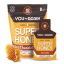 You Again Super Honey Chocolate Packets | 운동 청정 에너지 젤 팩 | 사이클링, 내구시간, 런닝 젤 또는 에너지 스낵 | Paleo & Carnivore Snack | 글루텐 프리 | 미국산품 | 8개