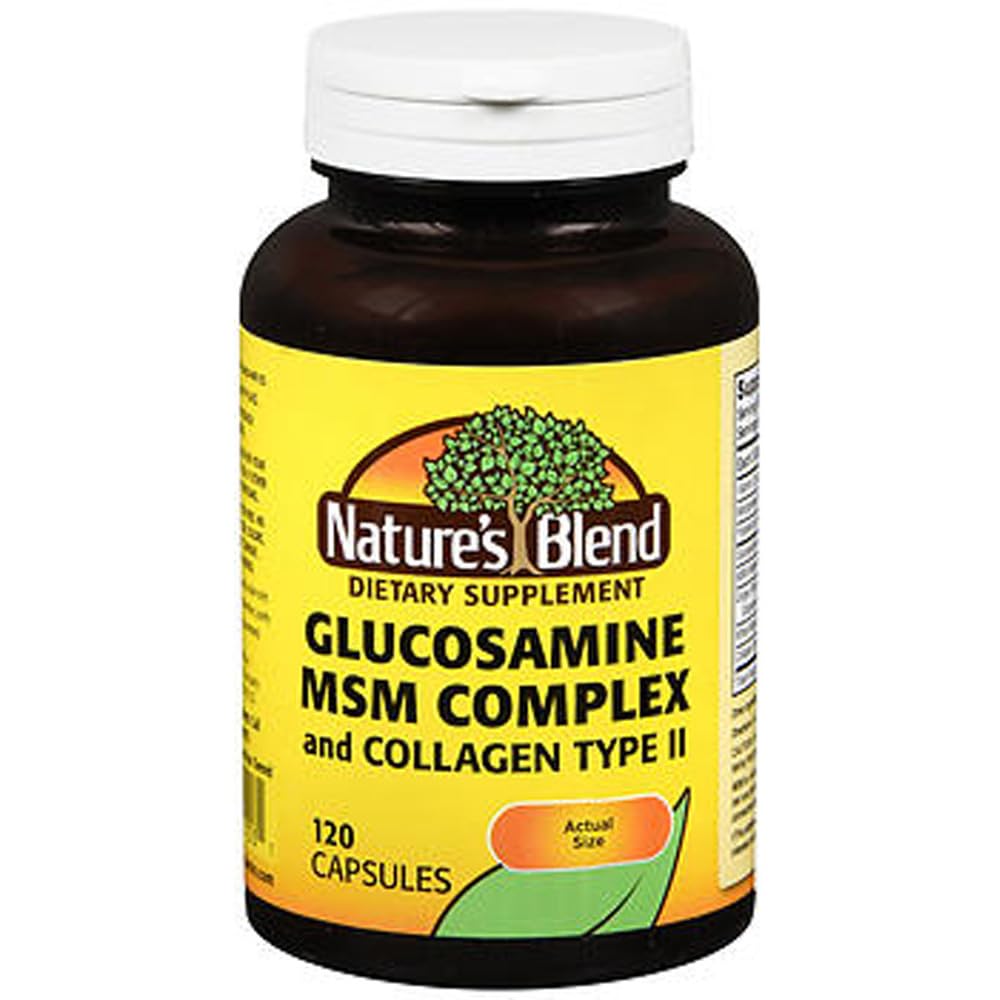자연의 혼합 GLUCOSAM / MSM CMPLX TB 120, 079854011531