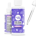 Wink Well Kids Liquid Melatonin Drops- 자연적인 아기 Sleep Drops for Toddler Sleep Aid with 1mg Per 서빙비 중독성 어린이 액체 Melatonin- 2 Oz
