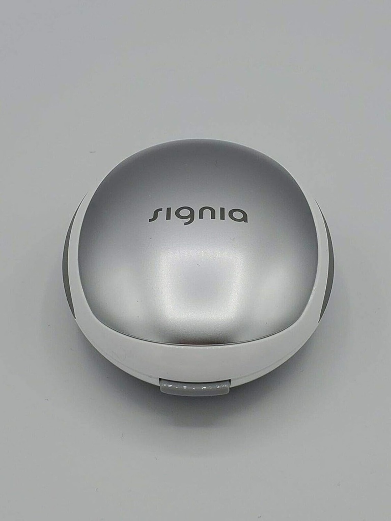 본래 백색/는 진짜 Signia 보청기 케이스 방어적인 저장 여행 상자