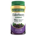 자연의 Bounty Elderberry Gummies, 규정식 보충교재, 비타민 A, C, D, E 및 아연, 100 mg, 70 Gummies를 포함합니다