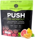 SFH 푸시 전 운동 분말 (Fruit Punch) 근육 수리 용 BCAA | 전해질 | 인공 향료, 색상, 설탕, 콩, 글루텐, 또는 GMOs (Bag)