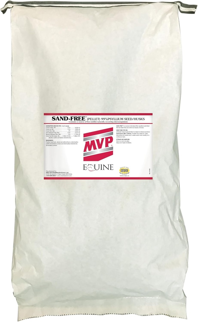 Sand-Free (25lb)는 말에 있는 건강한 Intestinal 기능을 지원합니다
