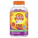 Metamucil Kids Fiber Gummies, 설탕 추가, 5g Prebiotic Plant-Based Fiber Supplement Blend, 혼합 베리 맛, 120ct Gummies