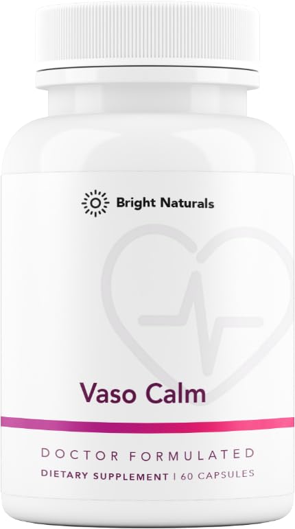 Vaso Calm - 건강한 혈액 균형 보충 - 특징 발효 마늘, Celery 및 포도씨 추출물, Hibiscus 및 비타민 K2 - 미국에서 만드는