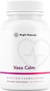 Vaso Calm - 건강한 혈액 균형 보충 - 특징 발효 마늘, Celery 및 포도씨 추출물, Hibiscus 및 비타민 K2 - 미국에서 만드는