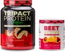 Vegan Protein Shakes, Peanut Butter Vanilla (20 서빙) & Beet Active, Natural Pre-Workout Powder, Passion Fruit flavor (30 서빙)
