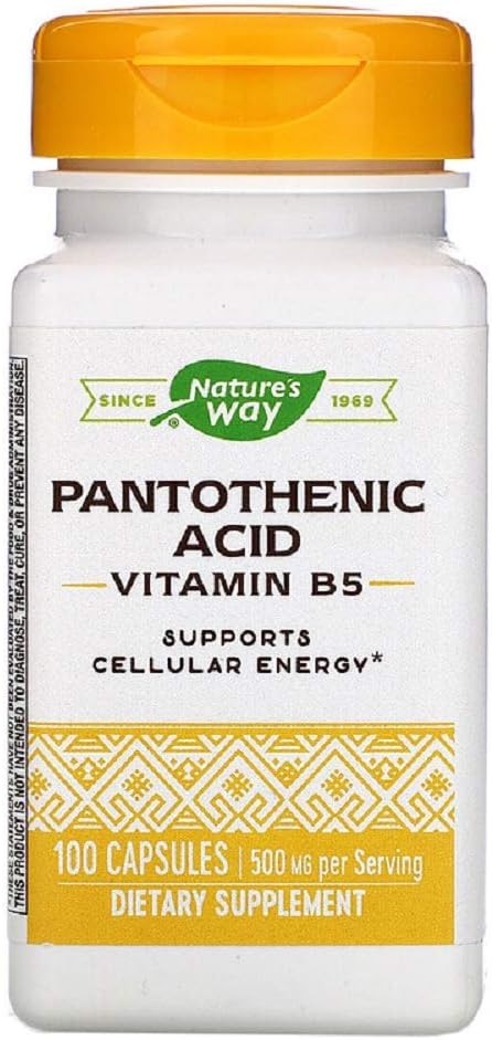 자연의 방법 Pantothenic 산, 100 개 (팩 2)