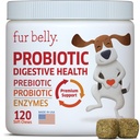 개를위한 Probiotics - 개를위한 핫 스폿 Remedy + Prebiotic - 개 알레르기 Chews - 소화를 개선하고, 가스 및 Diarrhea, 개 Probiotics 및 소화 효소, 120 개 Probiotic Chews
